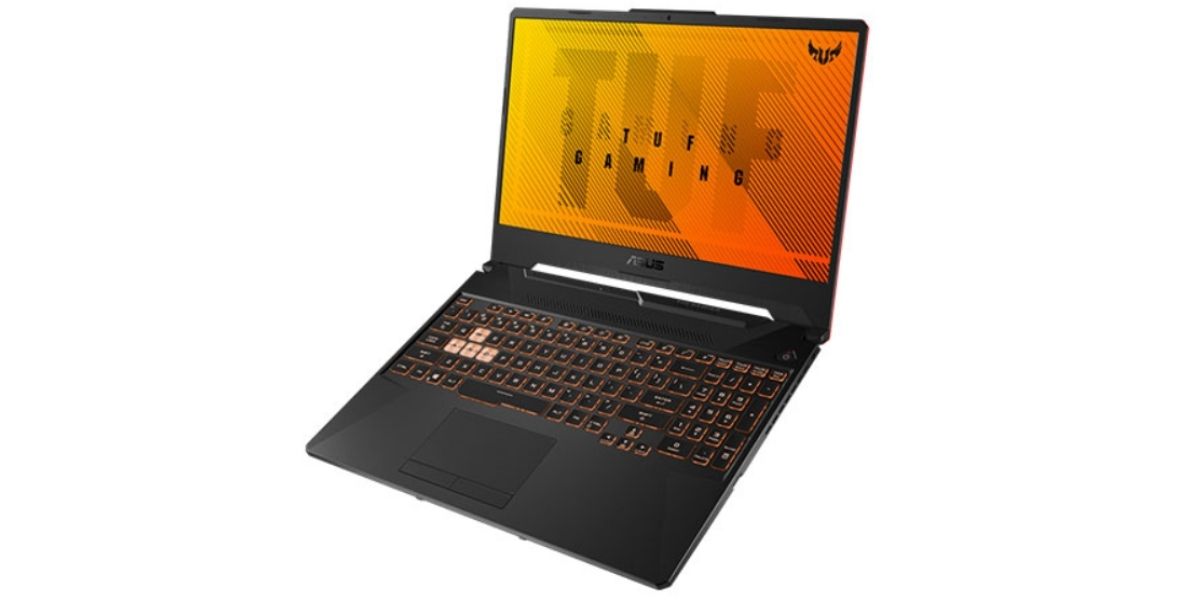 ASUS TUF laptop with AMD Ryzen 7 CPU