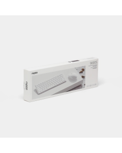 RAPOO 9000S Multi-mode Wireless Optical Mouse & Keyboard | White