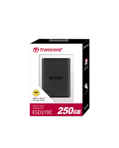 Transcend 250 GB USB 3.1 Gen 2 USB Type-C ESD270C Portable SSD Solid State Drive