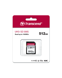 Transcend SDC-300S-CLASS U3 512 GB SD Card UHS-I U3