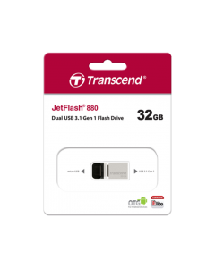 Transcend Pendrive JetFlash 880 32GB USB 3.1 (Gen 1) OTG Flash Drive