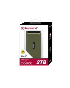2TB External SSD, ESD380C, USB3.1 GEN 2, Type-C - TS2TESD380C
