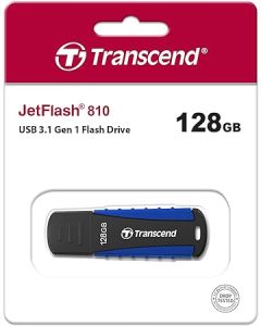 TS128GJF810 - 128GB Rugged Robber Body - USB 3.0