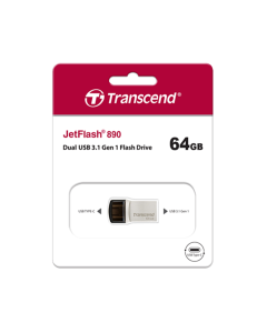 Transcend Pendrive JF890S - USB 3.1 Gen 1 + Type C - OTG support - 64 GB