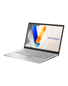 ASUS VivoBook 14  X1404VA | Intel i5 13th Gen | 8GB RAM | 512GB SSD | 14" FHD | FREE DOS | BACKLIT KEYBOARD | FINGER PRINT | TRANSPARENT SILVER 