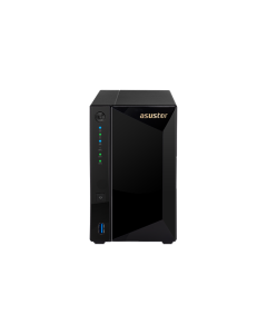 Asustor AS4002T -  2 Bay NAS, Marvell Armada A7020 Duad-Core, 2 GB DDR4, Gbe x2, 10G Base-T x1(RJ-45), WoL, System Sleep Mode