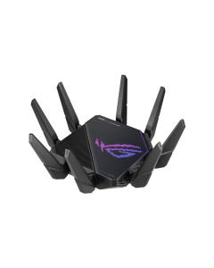 ASUS ROG Rapture GT-AX11000 Pro Tri-Band WiFi 6 gaming router, 2.5G port, 10G port, USB port, ASUS RangeBoost Plus, 5.9 GHz, Triple-level game acceleration, Free network security and AiMesh support