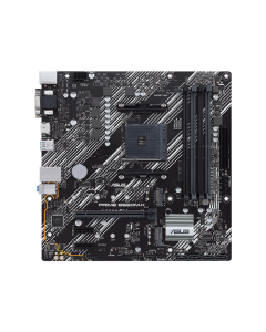 ASUS PRIME B550M-K, AMD B550 (Ryzen AM4) micro ATX motherboard with dual M.2, PCIe 4.0, 1 Gb Ethernet, HDMI/D-Sub/DVI, SATA 6 Gbps, USB 3.2 Gen 2 Type-A