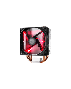 Cooler Master Hyper 212 LED CPU Air Cooler, 4 CDC Heatpipes, 120mm PWM Fan, Quiet Spin Technology , Red LEDs
