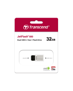 Transcend Pendrive JF880 - USB 3.0 + Micro USB - OTG support - 32 GB