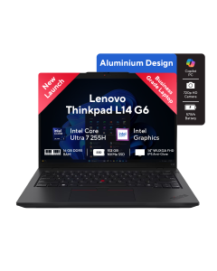 Lenovo Thinkpad L14 Gen 6 - Core Ultra 7 255H | 14" WUXGA (1920x1200) | 16GB DDR5 | 512GB Gen4 NVMe SSD | Free Dos | Backlit KB | 3 Years Warranty