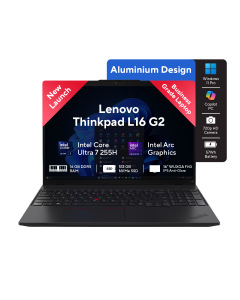 Lenovo Thinkpad L16 Gen 2 - Core Ultra 7 255H | 16" WUXGA (1920x1200) | 16GB DDR5 | 512GB Gen4 NVMe SSD | Win 11 Pro | Backlit KB | Black | 3 Years Warranty