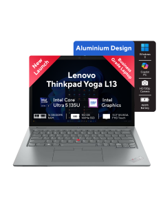 Lenovo Thinkpad Yoga L13  (2-in-1) Gen 5 - Core Ultra 5 135U, 13.3" WUXGA Multi-Touch 360° display - 100% sRGB, 16GB, 512GB Gen4 NVMe SSD, Stylus, Fingerprint, Windows 11 Professional, Backlit KB,  3 Years Warranty