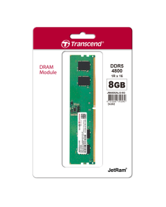 TRANSCEND - JM4800ALG 8GB DDR5 4800 U-DIMM 1Rx16 1Gx16 CL40 1.1V