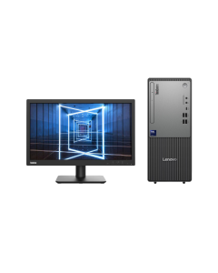 Lenovo Desktop ThinkCentre 50T Gen 6 – 15th Gen Intel Core Ultra 5 225, 8GB RAM, 512GB SSD, Intel AX203 Wi-Fi + Bluetooth 5.1, Slim DVD Writer, 260W PSU, USB Keyboard & Mouse, DOS, 19.5'' Monitor, 3 Years Warranty