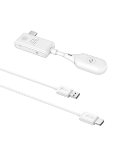 Optoma WHD221 Wireless HDMI Transmitter & Receiver | USB-C Screen Sharing | Plug & Play | Low Latency (50–60ms) | Up to 20m Wireless Range | Fast & Reliable Collaboration