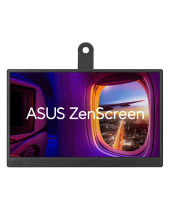 ASUS ZenScreen MB169CK Portable USB Monitor – 16 inch (15.6" Viewable), Full HD, IPS, USB Type-C, Flicker-Free, Blue Light Filter, Anti-Glare Surface, 360° Kickstand