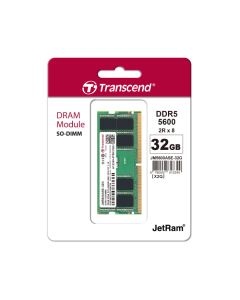 TRANSCEND - JM5600ASE- 32G - 32GB JM DDR5 5600 SO-DIMM 2Rx8 2Gx8 CL40 1.1V