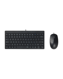 RAPOO NX8000 Wired Optical Mouse & Keyboard Combo | Black