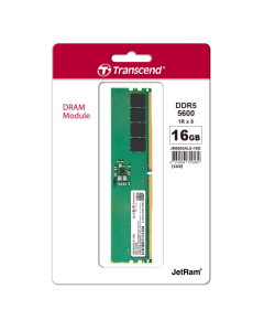 TRANSCEND - JM5600ASE- 16G - 16GB JM DDR5 5600 U-DIMM 1Rx8 2Gx8 CL46 1.1V