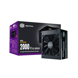 M2000 Platinum Power Supply, Highly efficient Power, 80 Plus Platinum, Fully Modular with 135mm FDB Fan