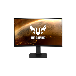 TUF Gaming VG32VQ Curved HDR Gaming Monitor – 32 inch WQHD (2560x1440), 144Hz, Extreme Low Motion Blur Sync™, Adaptive-sync, Freesync™ Premium,1ms (MPRT),HDR10