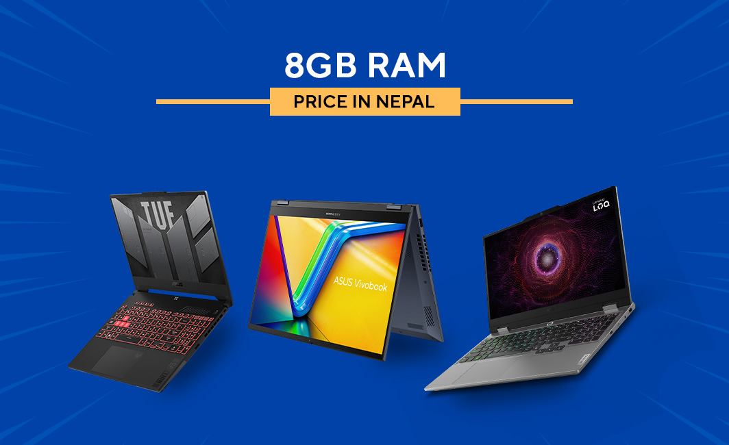 8GB RAM Laptop price in Nepal