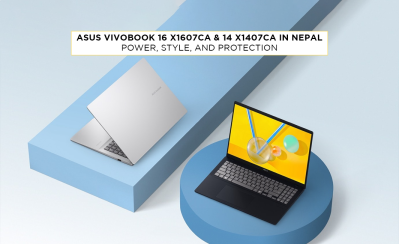 ASUS VivoBook 16 X1607CA & 14 X1407CA in Nepal: Power, Style, and Protection