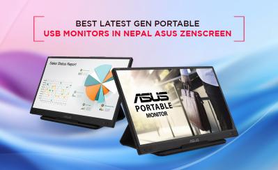 Best Latest Gen Portable USB Monitors In Nepal | Asus Zenscreen