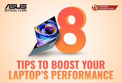 8 tips to keep your laptop in top shape and run smoothly.