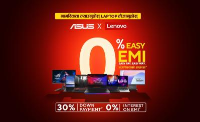 Grab ASUS & Lenovo Now – 0% EMI