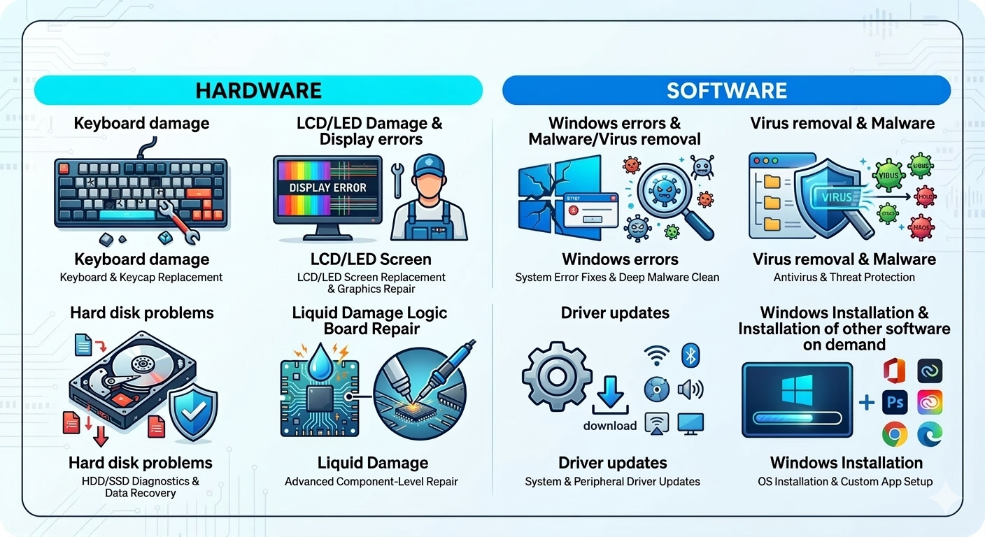 ASUS and Lenovo Service ASUS and Lenovo Service